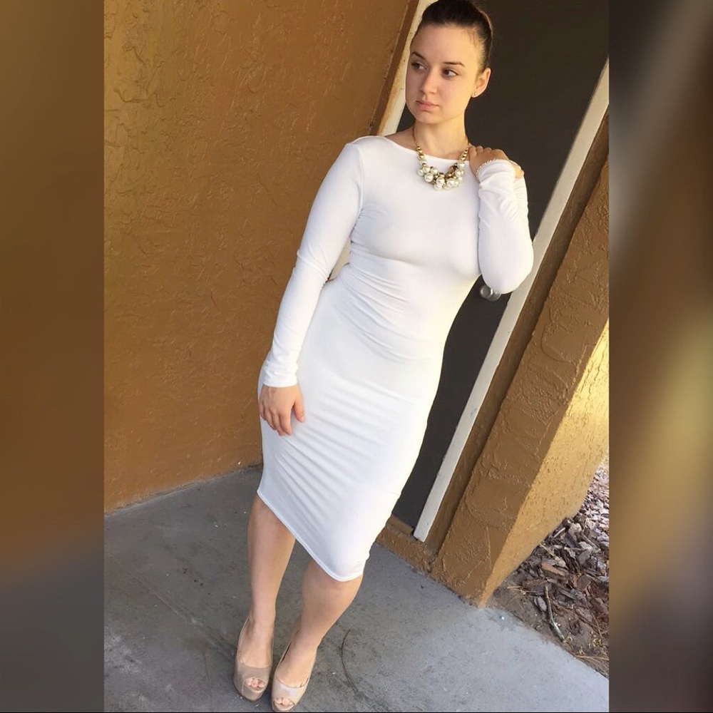 White Maxi Versatile Dress